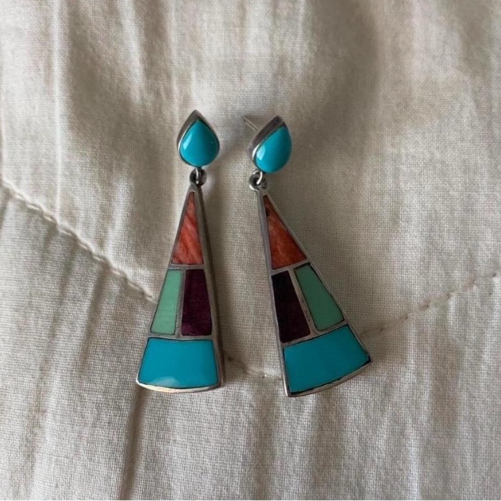 Native made earrings